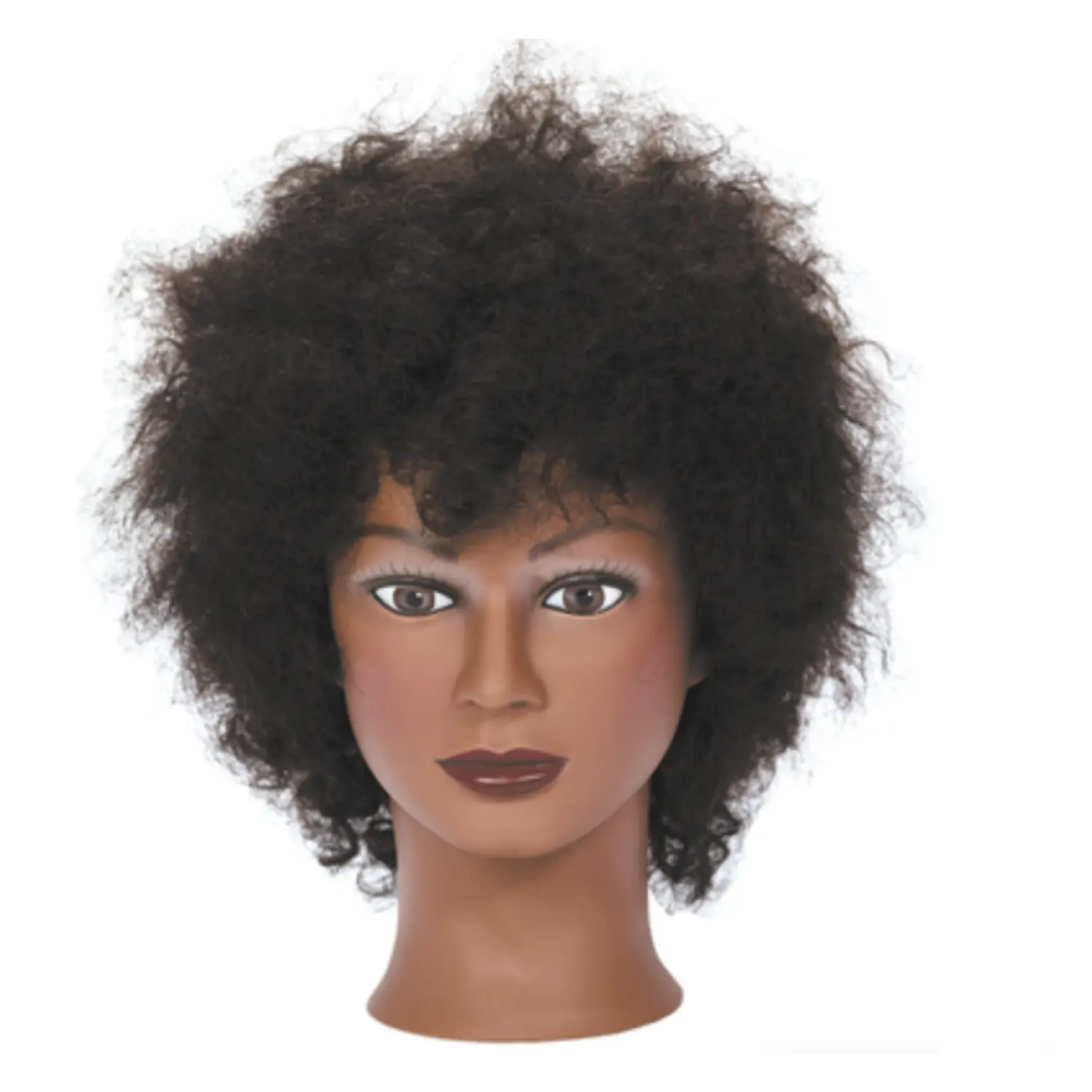 Salon Care Miss Mia Afro Mannequin Head, Wig Tool, Plastic, Mannequin Heads