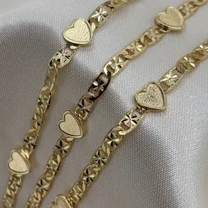 Beautiful Camila Gold Plated Heart Bracelet