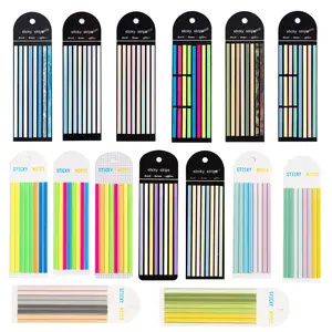 Clear Fluorescent Tape, Removable Fluorescent Strip For Annotated Books, Thin-page Marker Strip For Index Labels, For Notepad Journals Office And School Supplies