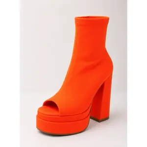 Women's After Dark Platform Boot - Bold Orange Style
