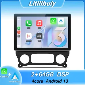 Car Stereo for Chevy Silverado 2014-2018 & GMC Sierra 2014-2018 touch screen has Android Auto Wireless Carplay, Bluetooth WIFI supports GPS Navigation(With Bose system, you need to purchase an additional fiber optic box! ! !）