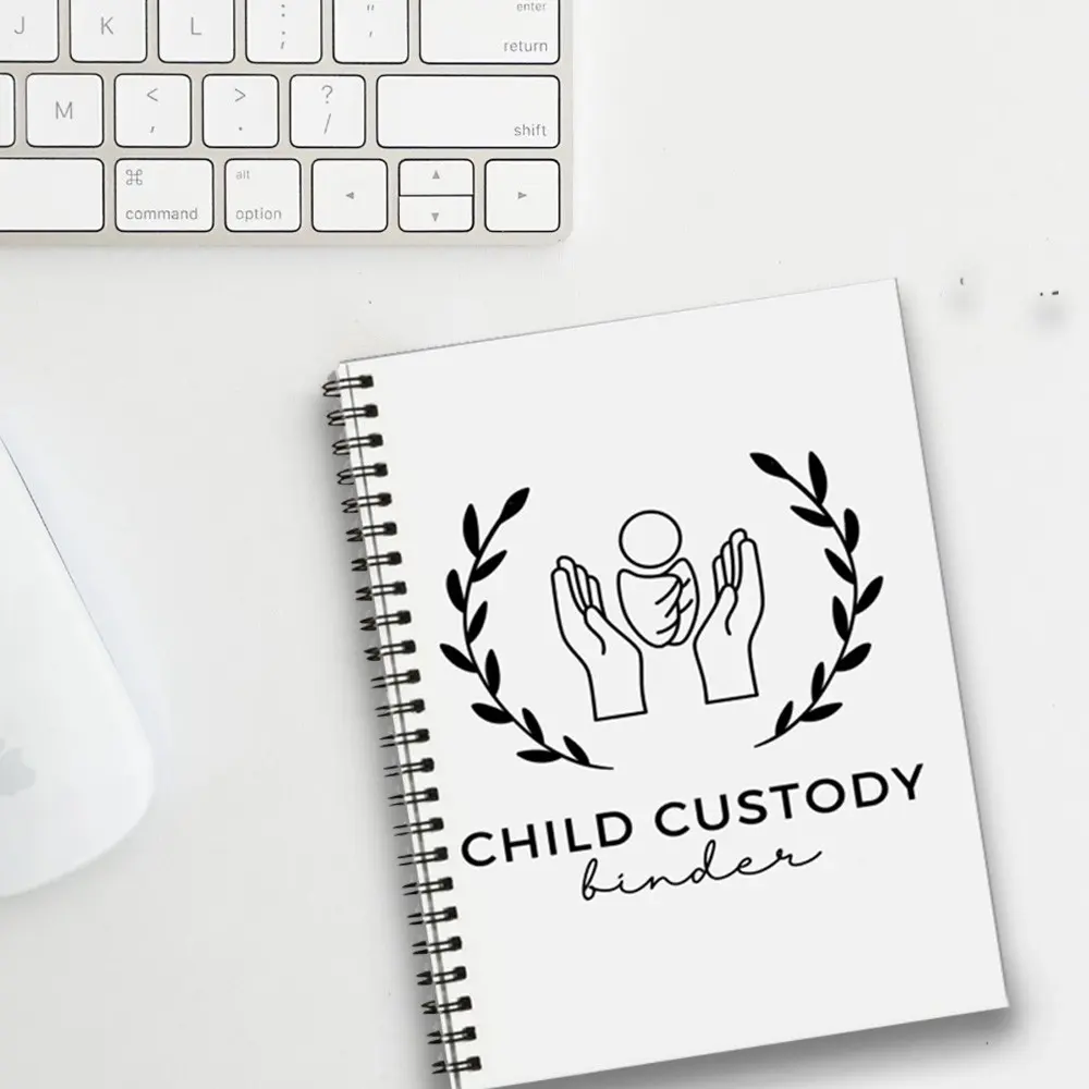 Keep Your Family Organized Child Custody Binder for Parents Court Case Tracker and Important Dates Log Notebook Personal Organizer Book Note Taking Notebook Paper Organizers