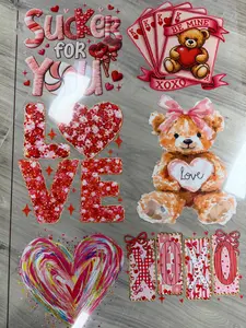Valentine’s Day 22”x30” 9 Color PreMade DTF Gang Sheet