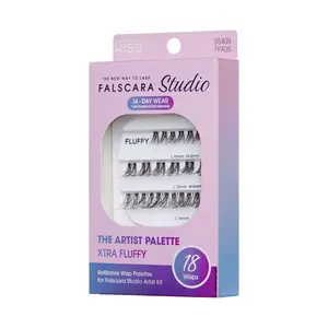 Falscara Studio Lash Palette - Xtra Fluffy - 18 Volume Wisps
