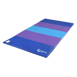 Tumbl Trak Gymnastics Folding Tumbling Panel Mat 4ft x 8ft x 2in Athletic Grade Crosslink Foam Fitness Equipment