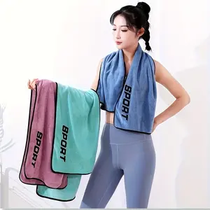 Microfiber Gym Towels Bigger Size Super Soft for Exercise Fitness, Sports, Workout, 11.8-Inch x 43.3-Inch Quick-Drying Towels, Microfiber Beach Towel