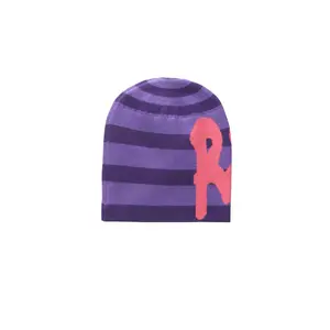 Nekila Purple Knit Beanie
