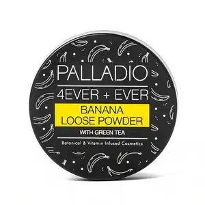 Palladio Banana Loose Setting Powder - Lightweight, Flawless, Green Tea, Matte & Radiant Finish