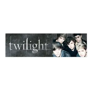 1 Direction Twilight | Bumper Sticker AND Magnet | Funny Meme Sticker | 8.7'' X 2.7'' | Waterproof Premium Quality