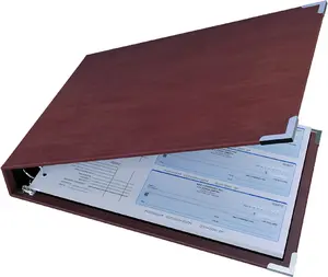 Davis Group  3up US Check Binder - Burgundy