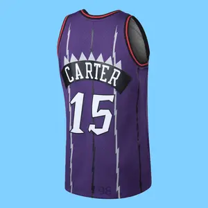Vince Carter stitched Basketball Jersey Men's Sleeveless Purple collect