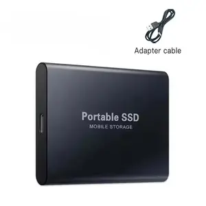 16TB Large Capacity External Hard Drive Quiet Operation Mobile Storage SSD USB3.2 Type-C High Speed Solid Stae Disk For PC MAC