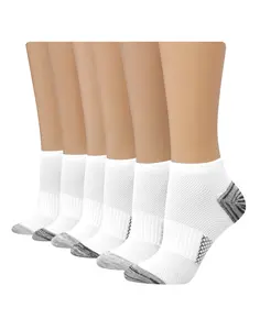 Hanes X-temp Women's No Show Socks Extended Sizes 6-pairs Intimates Multi Pack Comfortable Fit Soft Stretch Fabric Breathable 4b3l6p