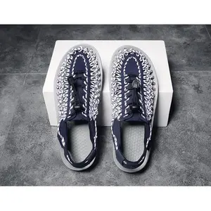 New Men's Woven Sandals Casual Couple Beach Roman Shoes Trail Shoes Outdoor Hiking Women's Wading Shoes