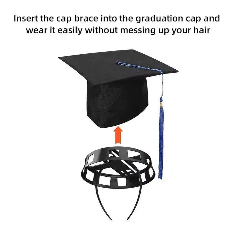 1pcs The Graduation Cap Headband - Keep Your Natural Hair on Grad Day and Secure Your Cap Hair Accessories