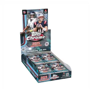 Break#110 Topps Chrome 2025 NFL Trading Cards Box - Includes 1 Autograph Per Box - Officially Licensed NFL Product
