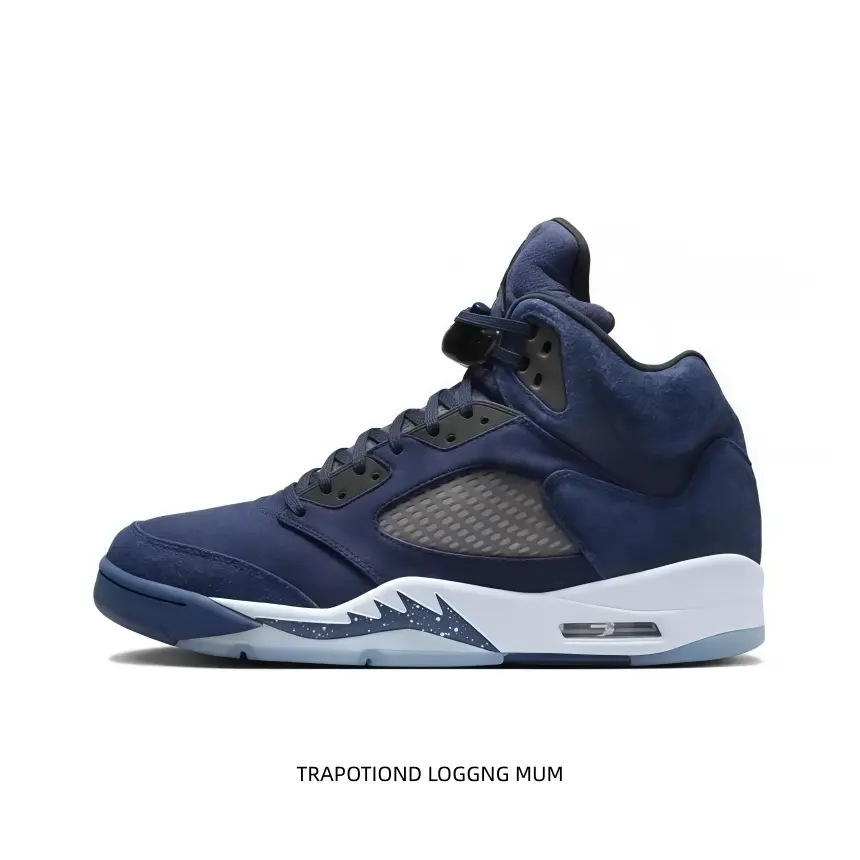 Vintage-Inspired Sneakers in Midnight Blue – Lightweight Build & Shock-Absorbing Heel for Dance, Skating, or City Walks