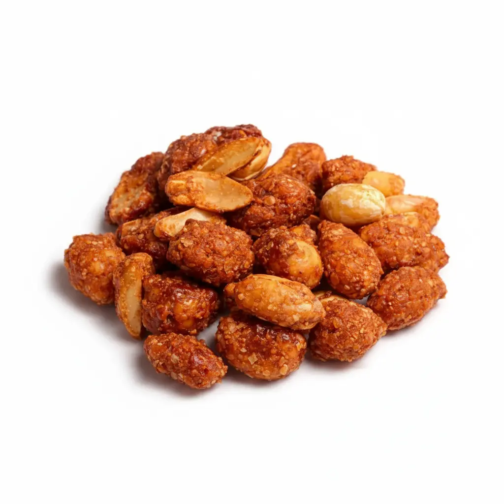 Crunchy Butter Toasted Peanuts Sweet Coated Snack Golden Crispy Nut Bites
