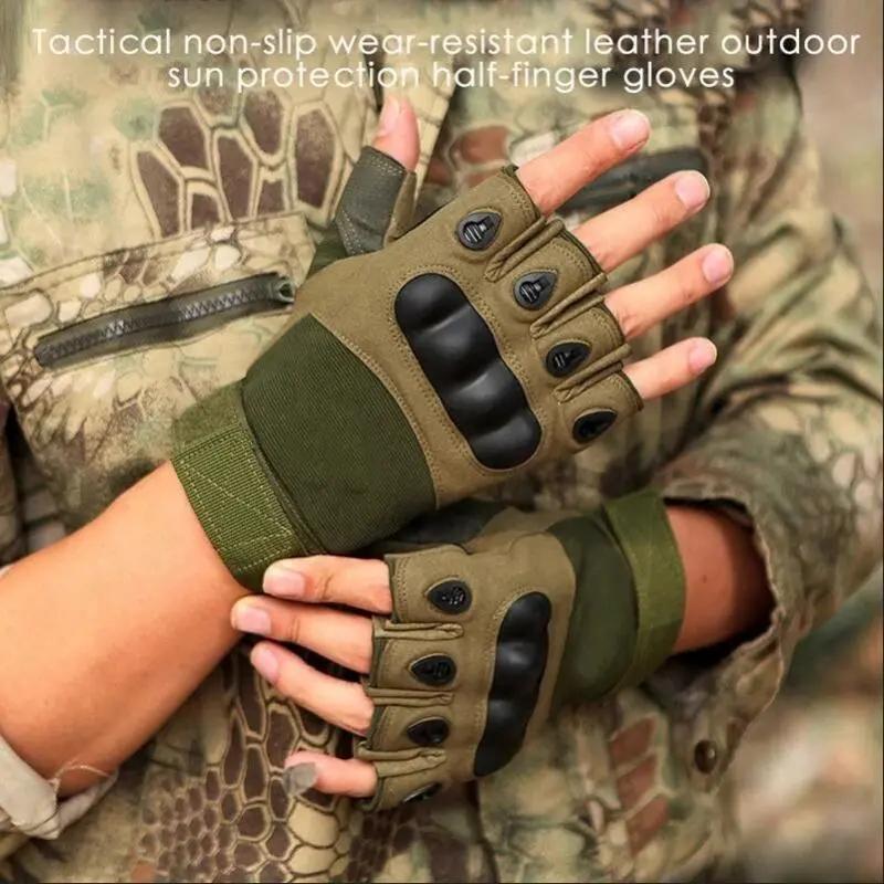 Men’s Fingerless Tactical Outdoor Gloves, Multi-Size Elastic Fit Handwear With Tactical Grip & Adjustable Wrist Straps, Protective Gear For Motorcycle Riding, Cycling, Shooting & Daily Outdoor Activities replacement smartwatch my pretty