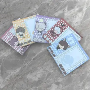 Love and Deepspace Chibi Sticky Notes Xavier Sylus Caleb Rafayel Zayne - Love and Deepspace Merch - Perfect Stationary Gift