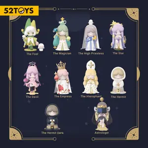 52TOYS LAPLLY Song of The Tarot Action Figure Set, Vinyl Anime Collectible Figurine, Creative Birthday Party Gift for Kids, Room Decor & Desktop Decoration (Similar to Sonny Angel Hippers)