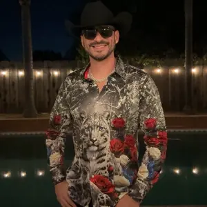 Rhinestone Long Sleeve Shirt