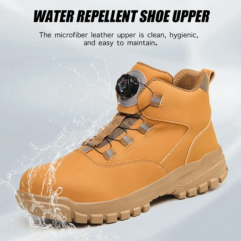 Men’s work safety shoes—while you strive for life, I protect your feet. Impact resistance and puncture protection provide peace of mind—the best promise you can make to your family.