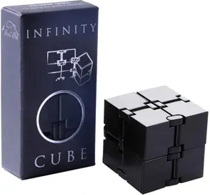 Infinity Cube Sensory Fidget Toy, EDC Fidgeting Game for Kids and Adults, Cool Mini Gadget Best for Stress and Anxiety Relief and Kill Time, Unique Idea That is Light on The Fingers and Hands