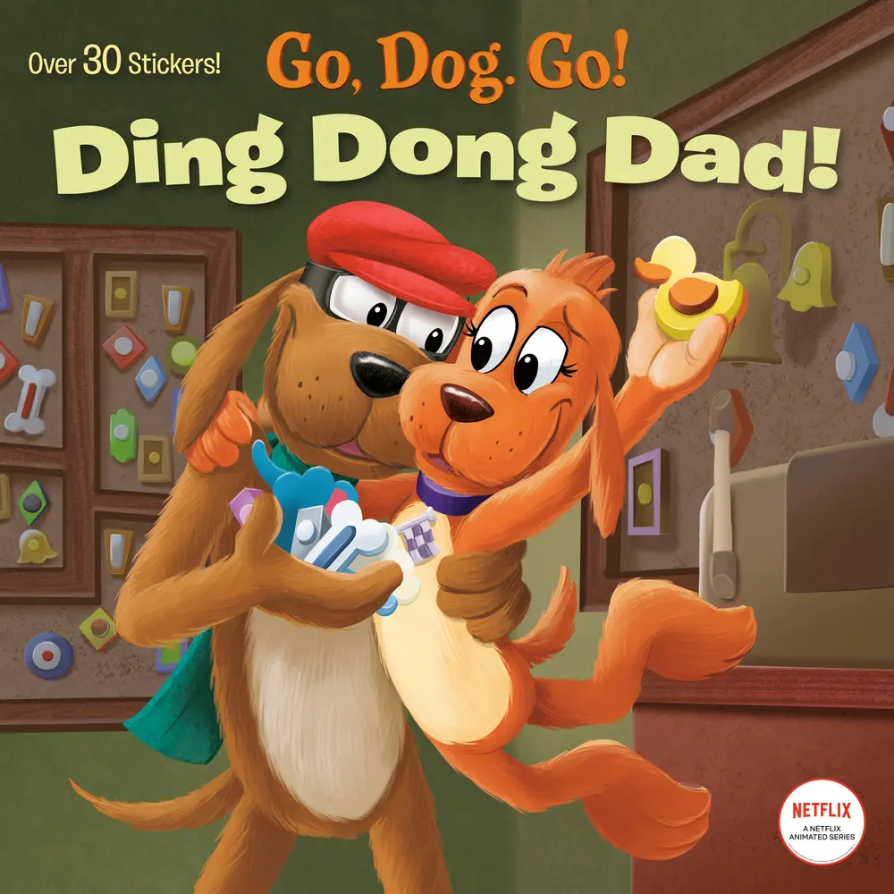 USED Book - Ding Dong Dad! (Netflix: Go, Dog. Go!) by Random House (Paperback) - english