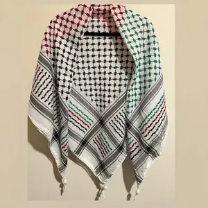 Palestinian flag colors keffiyeh – Handmade in Bethlehem