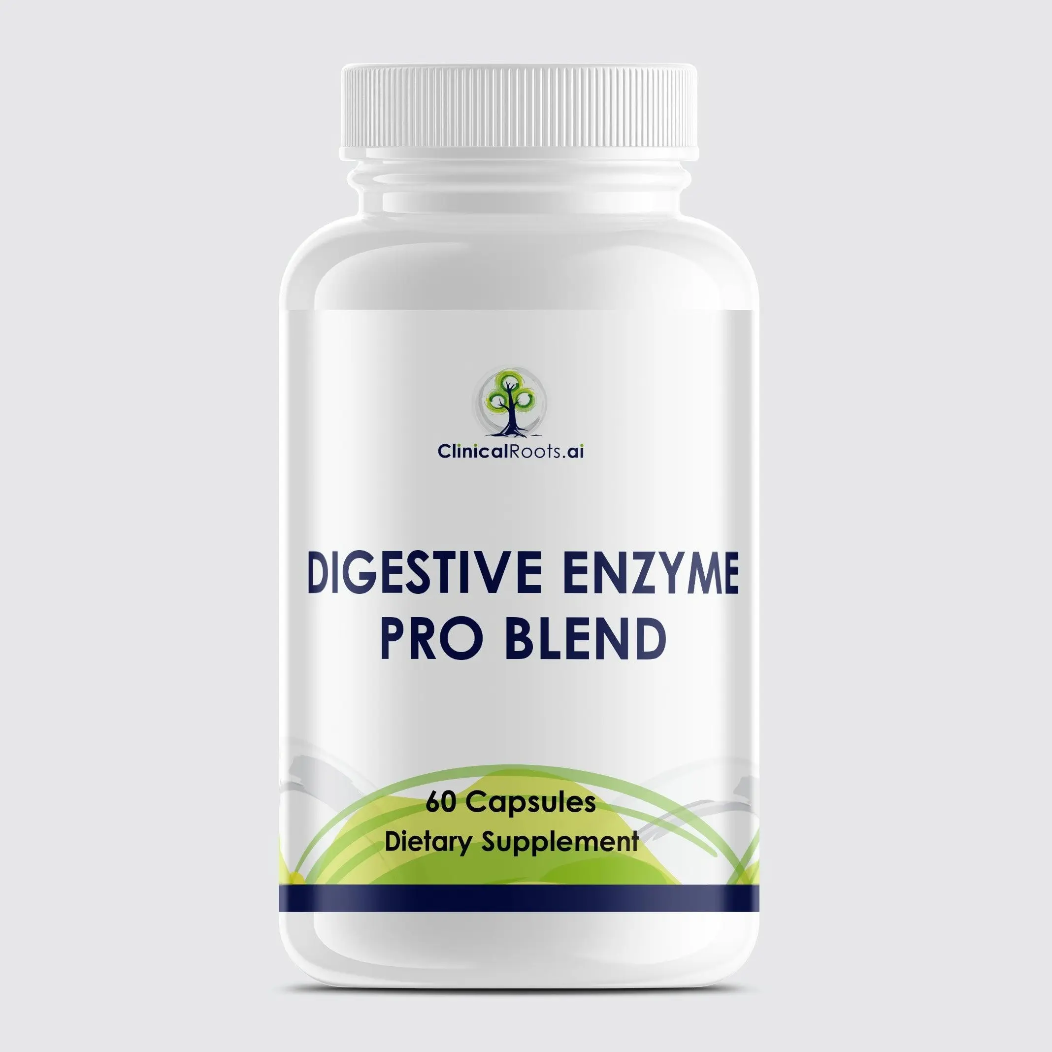 ClinicalRoots.ai Digestive Enzyme Pro Blend - 60 Capsules with Bromelain & Papain for Optimized Nutrient Absorption & Gut Health Support