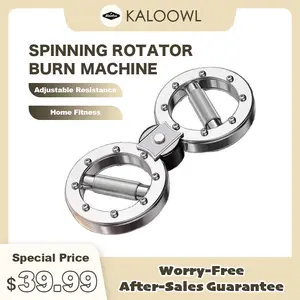 Spinning Rotator Burn Machine, 12LB Arm Exercise Equipment with Adjustable Resistance, Gripster Forearm Trainer, Forearm Grip Strengthener for women, 360 Degree Rotating Grips, gym equipment for home