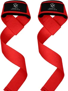 Adjustable Padded Neoprene Weightlifting Wrist Straps - 2-Pack for Gym, Men & Women