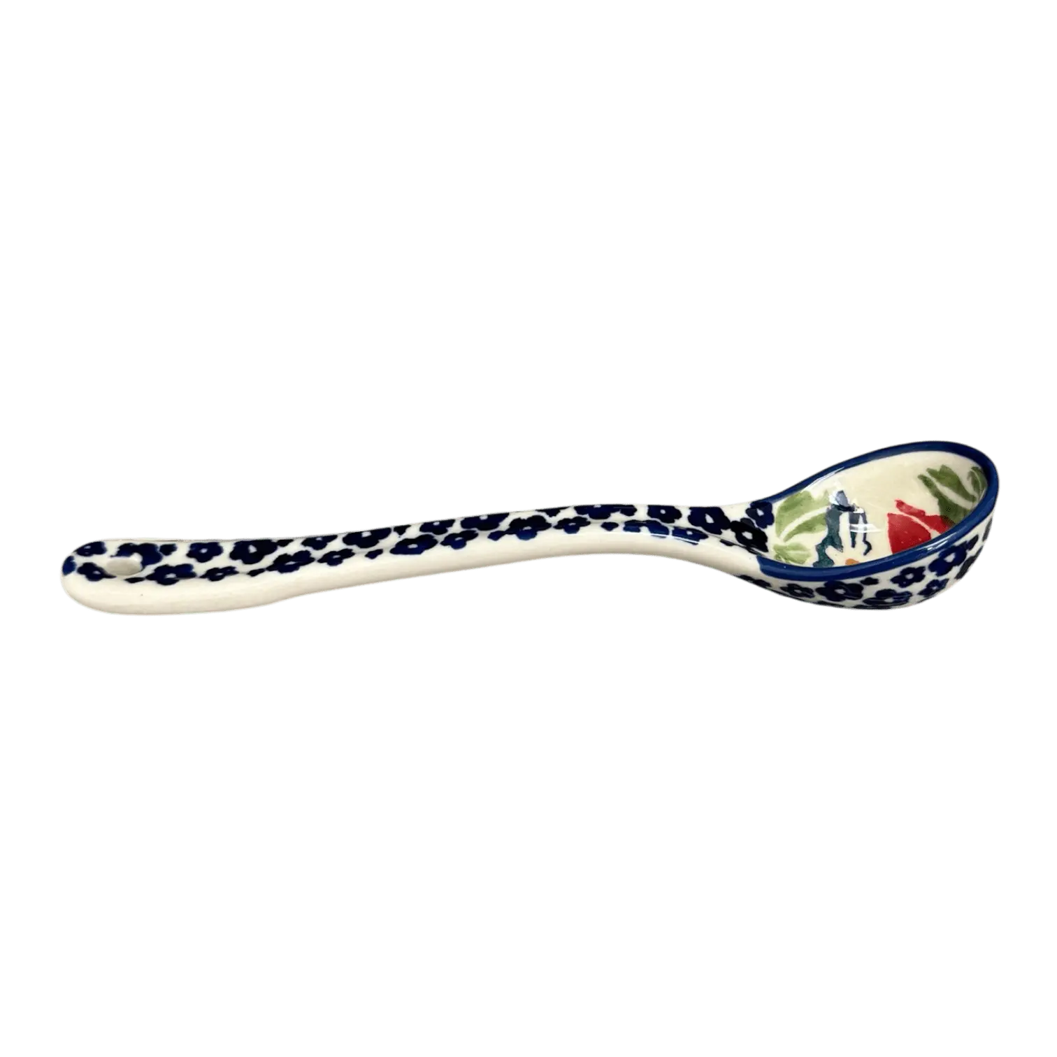 Spoon, Dipping Spoon, 6.5" in "Poppy Parade" by Manufaktura | L014U-P341