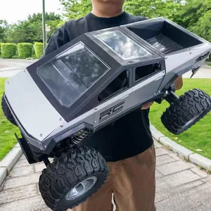 RC Cars Remote Control Car 1:12 Off Road Truck, Metal Shell LED Headlights Offroad Monster RC Truck, 4x4 All Terrain Hobby RC Cars Toys for Boys Kids Adults Gifts 8-12