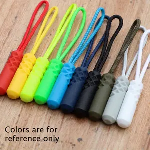 10pcs Colorful Zipper Pull Tabs - Pullstring And Zipper -for Suitcases, Tents, Backpacks - Lightweight & Easy to Install, Zipper Replacement, Backpack Accessories, Stylish Zipper Tabs, Sturdy Construction