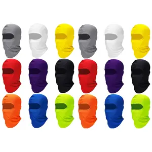 18pcs Full Face Balaclava Mask for Men & Women - Sun Protection, Cooling Neck Scarf Bandana Hat for Cycling, Running, Camping, Hiking, Fishing - Breathable Polyester, Machine Washable, Outdoor Sports Gear | Versatile Headwear | Durable Headgear Summervibe