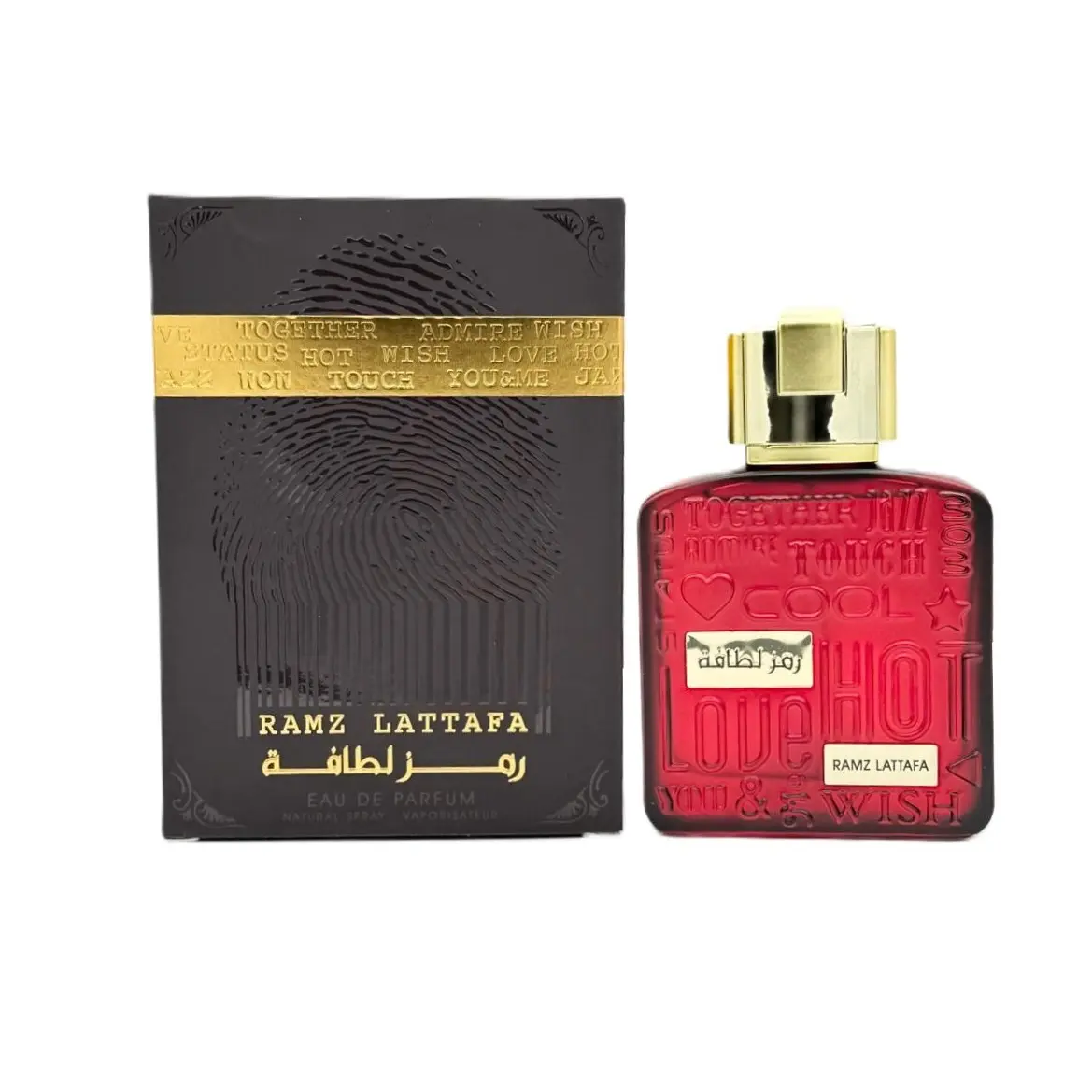Lattafa Ramz Gold Unisex Eau De Parfum Spray - 3.4 fl. oz., Aromatic Spicy Perfume with Fresh, Woody Vanilla, Wood-Powder Floral, Fruity Notes & Warm Spicy Finish, Signature Niche Fragrance, Alcohol-Containing Non-Toxic Adult Beauty & Personal Care Item,