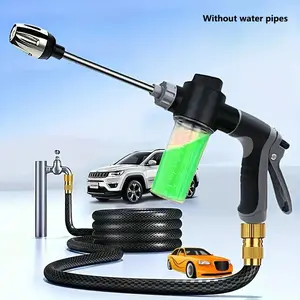 High Pressure Car Washer with Foam Gun, Durable Long Handle Plastic Design Car Cleaning Tool, Suitable for Cars Trucks SUVs and Outdoor Gardening