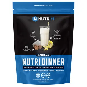 Nutri Dinner Vainilla 453g | Instant Vanilla Fortified Meal Replacement Mix, Complete Nutrition