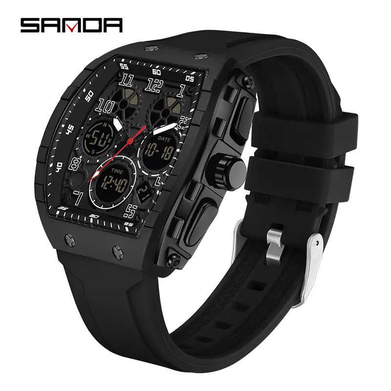 findtime Men's Watch, New Electronic Watch, Digital Multifunctional, Fashionable And Versatile Alarm Clock, Men's Holiday Gift, Suitable for Outdoor Activities, Travel Timepiece, Stylish Wristwatch, Sleek Design Watch, Highquality Timepiece, Electronic