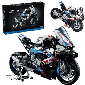 1920PCS M1000rr Motorcycle Building Blocks Model Simulation Toy Educational Gift for Kids Adults Assembly Challenge