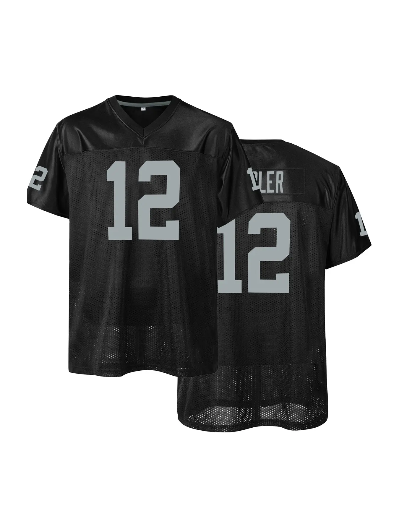 Men's Football Jersey Embroidered Sports T-Shirt,Loose Breathable Short Sleeve Pullover Sportswear Clothing Top Classic Retro Mesh Shirts For Adults Soccer Uniform Suitable for Street Wear Hip Hop Football Style Daily Party Training Lightweight Jersey