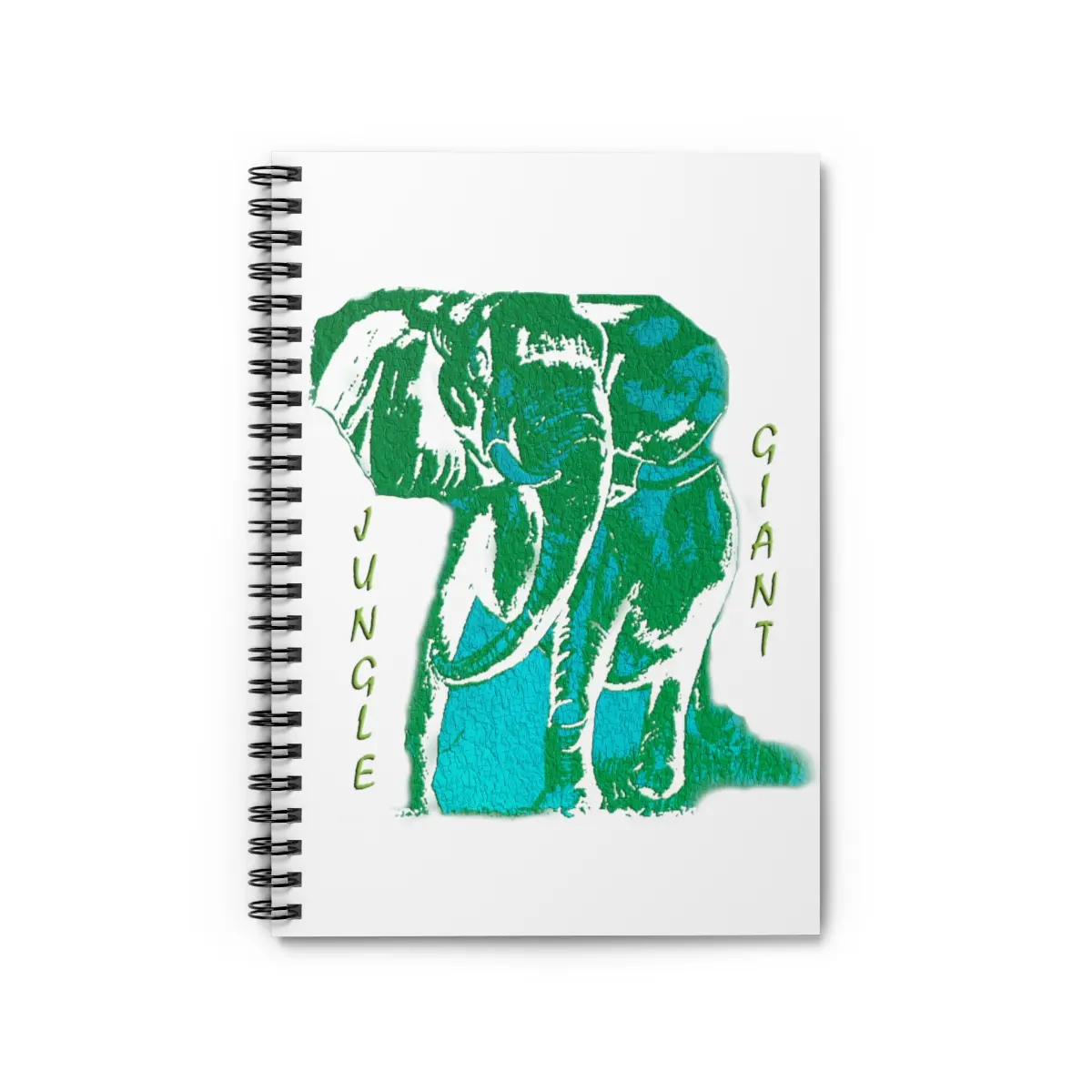 JUNGLE ELEPHANT GIANT Spiral Notebook - Ruled Line