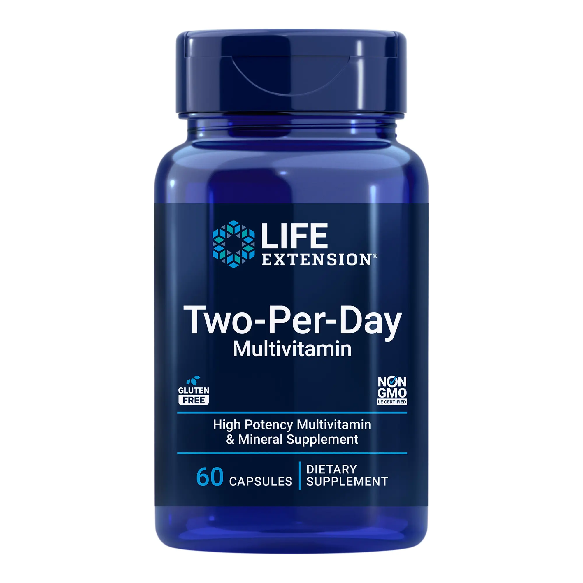 Life Extension Two-Per-Day Multivitamin 60 Capsules