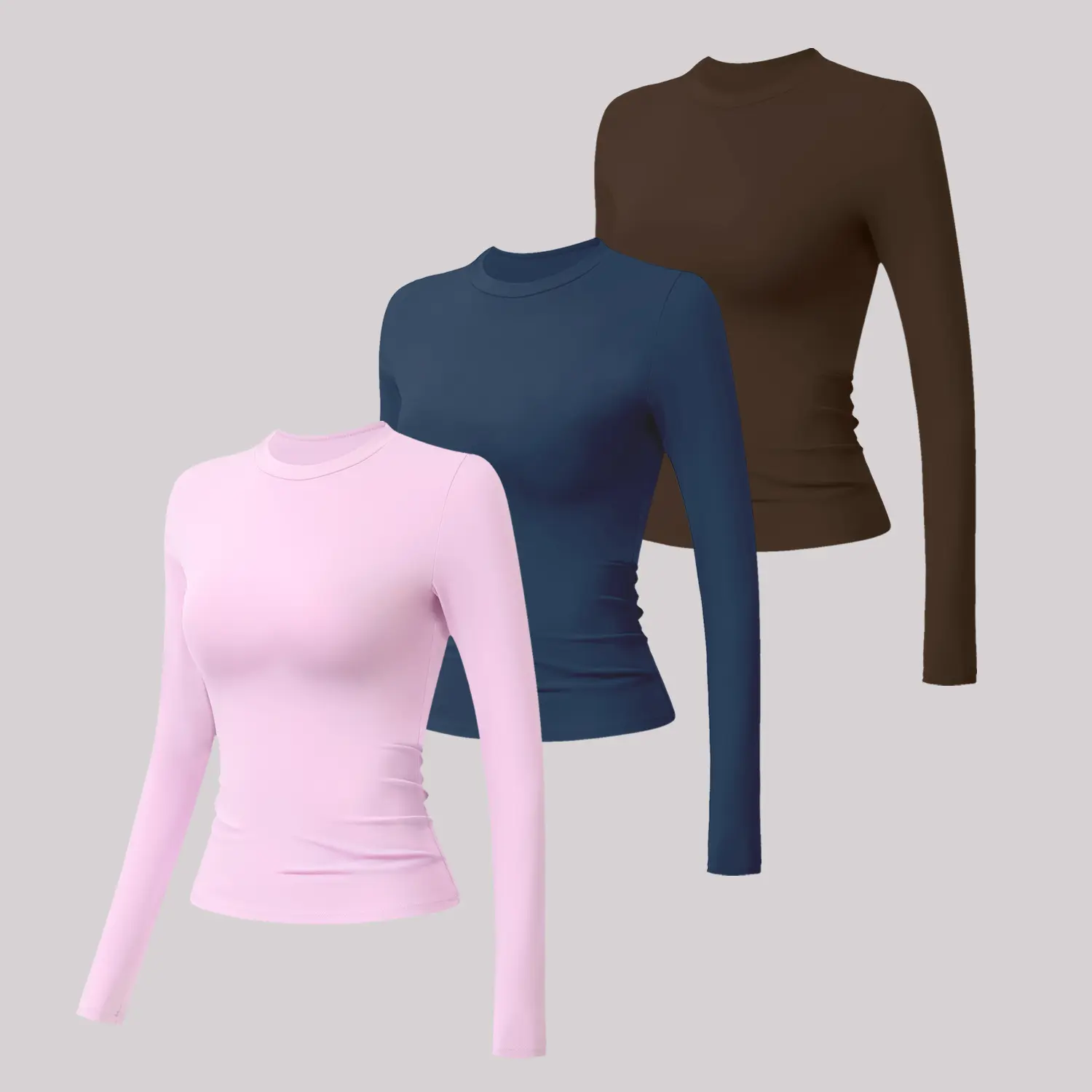 3 long:Black Coffee + Pink + Badge Blue