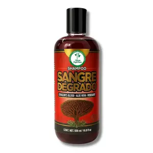 HIGH SUPREME Sangre de Grado,Aloe Vera & Rosemary(Sabila & Romero) Herbal Shampoo,16.9 fl oz Natural Strengthening & Revitalizing Formula,Promotes Healthy-Looking Hair & Scalp Balance,Paraben-Free