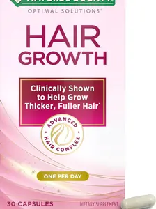 Nature's Bounty Hair Growth Supplement - 30 Capsules with Biotin, Silicon & Arginine for Supporting Thicker, F Nail uller Hair - Dietary, Edible Healthcare Fitness Magnesium