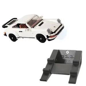 Angled Wall Mount for Lego Creator Expert Porsche 911-10295 – Secure Floating Display, Space-Saving Bracket for Collectors