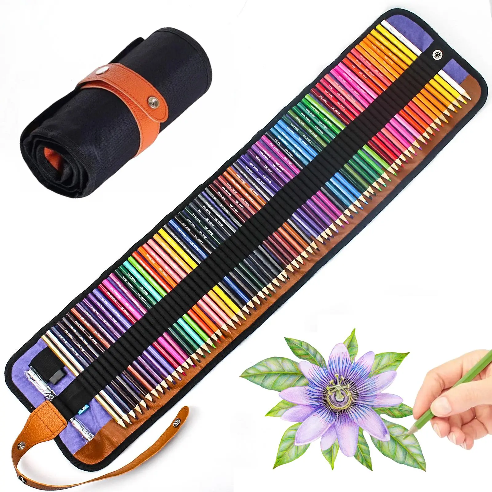 Colored Pencil Set, 50/72pcs Soft Core Colored Pencil, Artist Sketching Drawing Pencils, Art Craft Supplies, Art Crafting Kit, Coloring Pencils Set Gift for Adults Beginners
